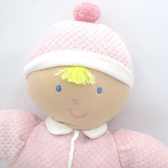 Kids Preferred Pink Plush Baby Doll Lovey Security Blanket Toy 2011 Soft & Cuddl - Picture 1 of 4